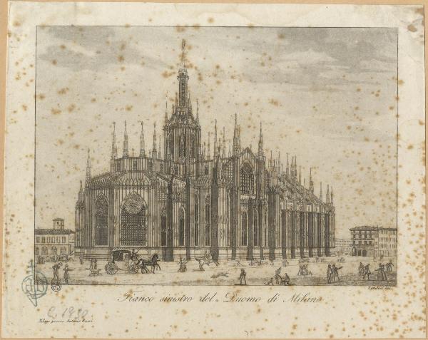 Fianco sinistro del Duomo di Milano