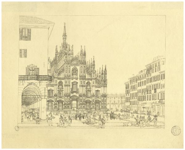 Milano. Piazza Duomo