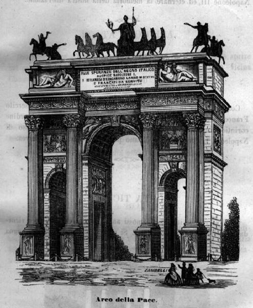 Milano. Arco della Pace