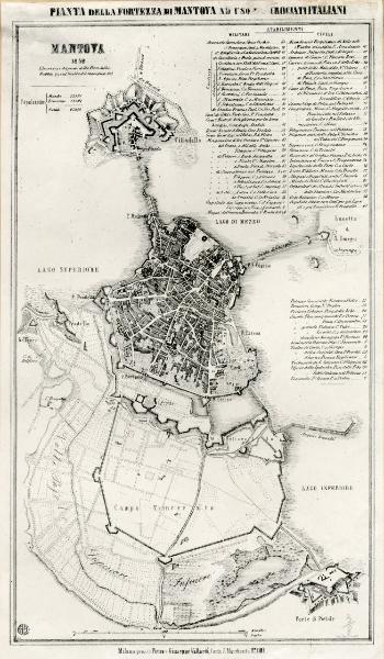 Mantova. Pianta topografica