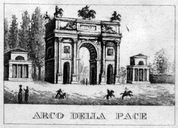 Milano. Arco della Pace