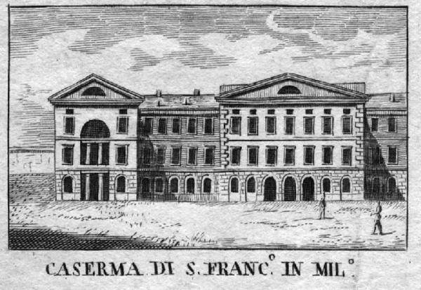 Milano. Caserma di San Francesco