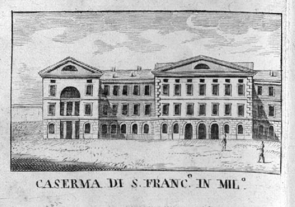 Milano. Caserma di San Francesco