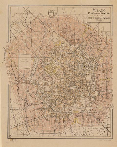 Milano. Pianta topografica