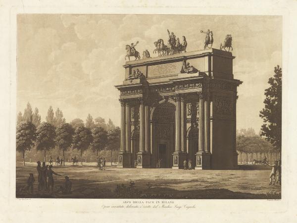 Arco della Pace in Milano. Opera inventata, delineata e diretta dal Marchese Luigi Cagnola