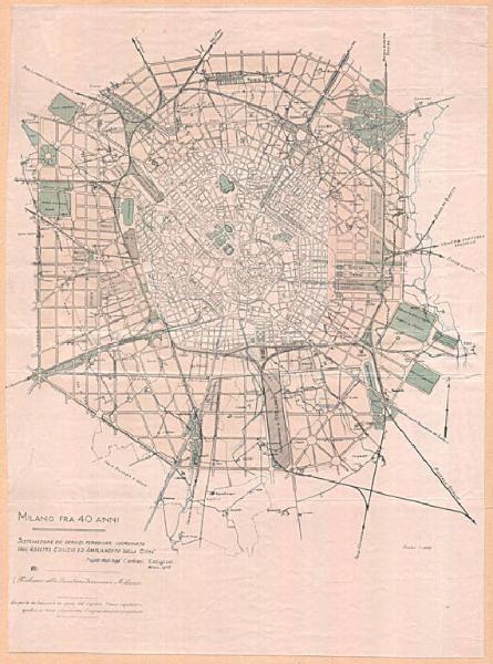 Milano. Pianta topografica