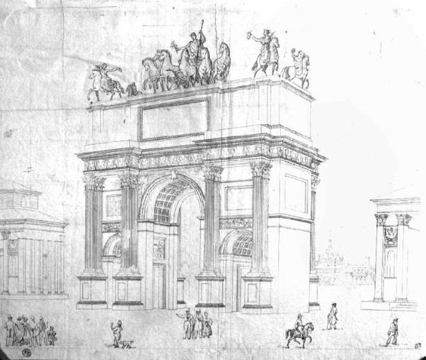 Milano. Arco della Pace