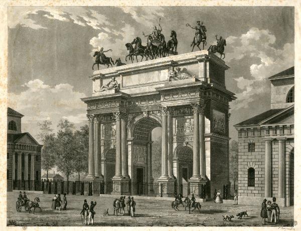 Milano. Arco della Pace