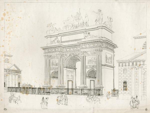 Milano. Arco della Pace