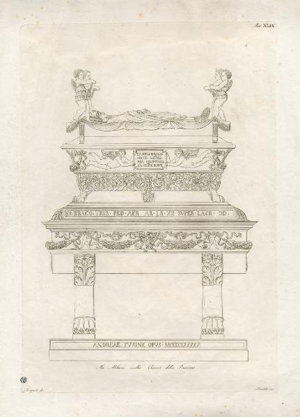 Milano. Monumento Birago nella Chiesa di S. Maria della Passione