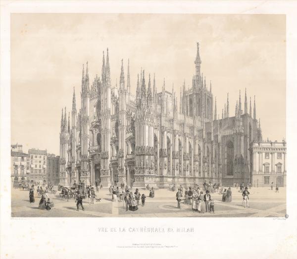 Vue de la cathédral de Milan