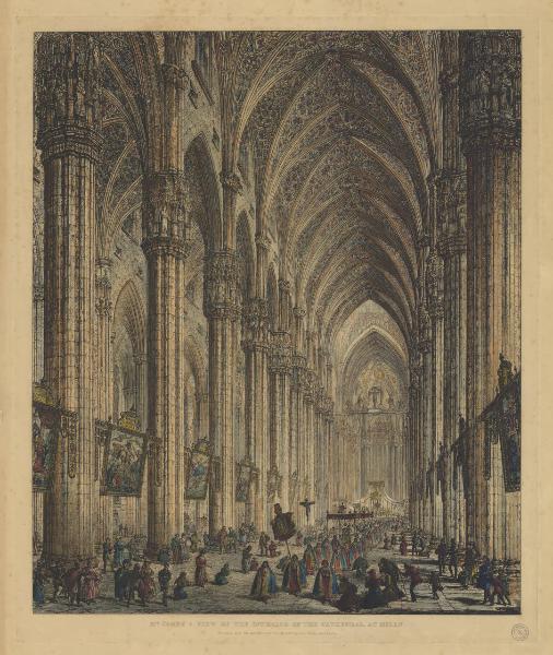 M.r Coney's View of the Interior of the Cathedral, at Milan