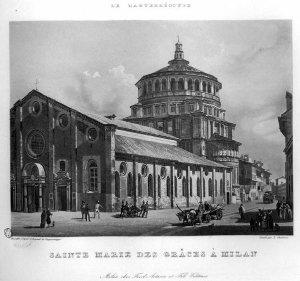 Milano. Chiesa di Santa Maria delle Grazie