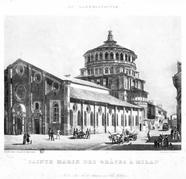 Milano. Chiesa di Santa Maria delle Grazie