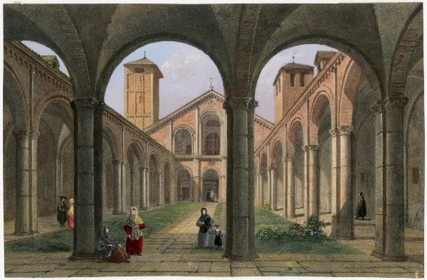 Milano. Basilica di Sant'Ambrogio (Atrio)