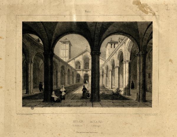 Milano. Basilica di Sant'Ambrogio (Atrio)