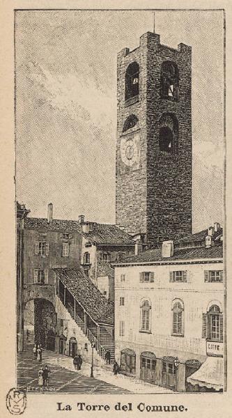 Bergamo. Torre del Comune