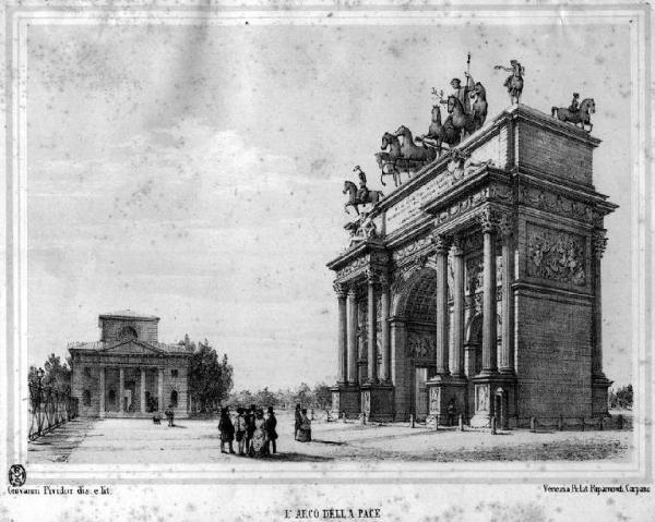 Milano. Arco della Pace