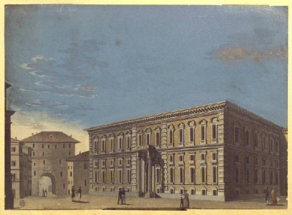 Milano. Palazzo di Brera ex Collegio dei Gesuiti