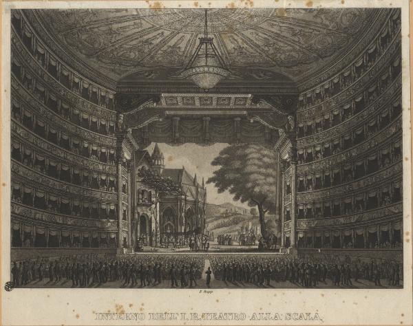 Milano. Teatro alla Scala (Interno)