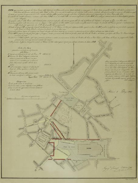Milano. Pianta topografica (Progetto)