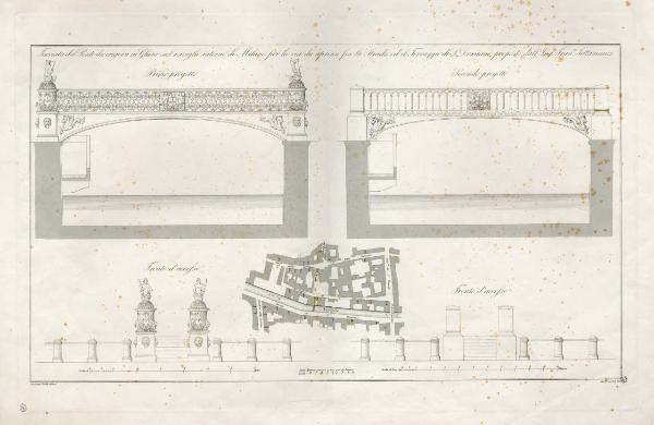 Milano. Ponte sul Naviglio (Progetto)