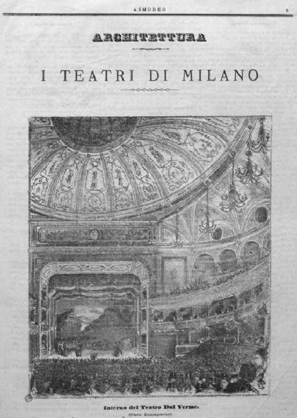 Milano. Teatro Dal Verme (Interno)