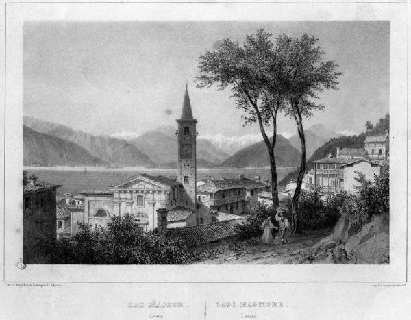 Laveno. Veduta panoramica