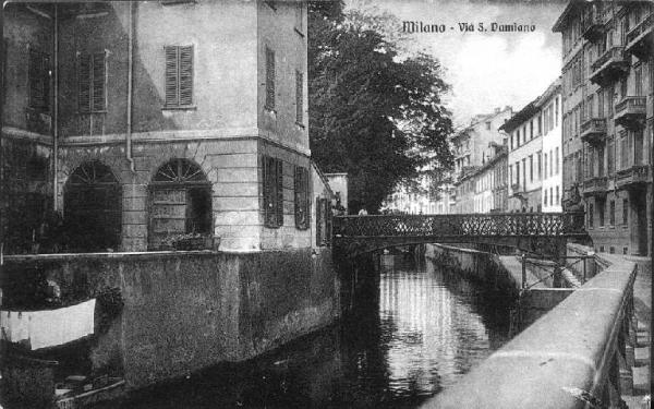 Milano. Naviglio. Via S. Damiano