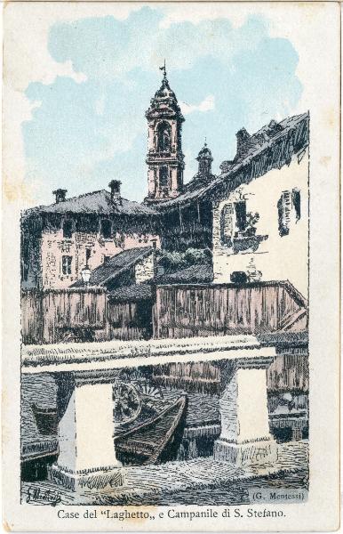 Milano. Naviglio. Case del Laghetto