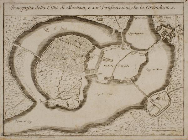 Mantova. Pianta topografica