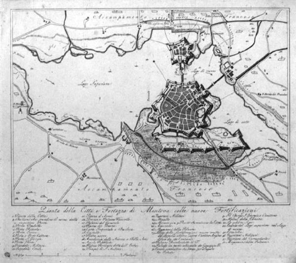 Mantova. Pianta topografica