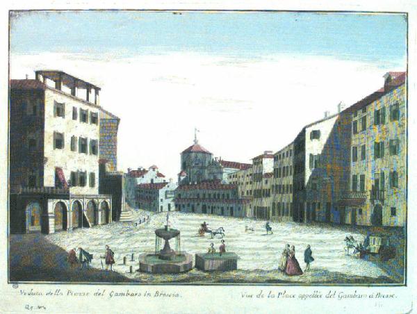 Brescia. Piazza del Gambaro