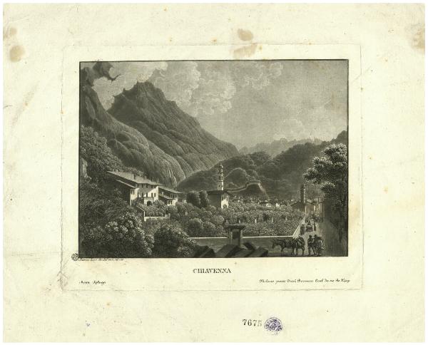 Chiavenna. Veduta prospettica