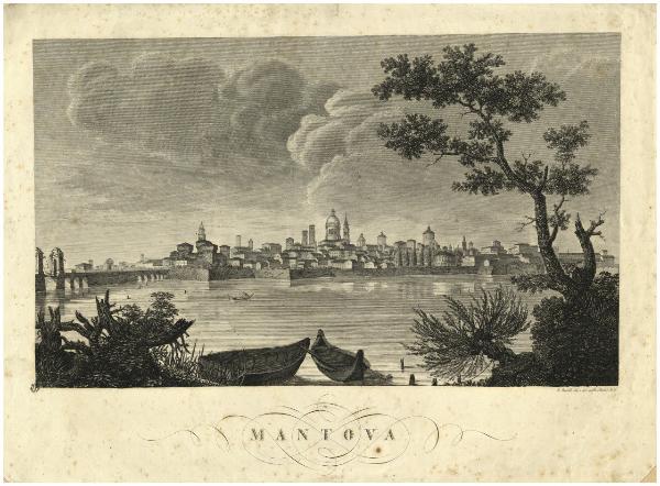 Mantova. Veduta prospettica