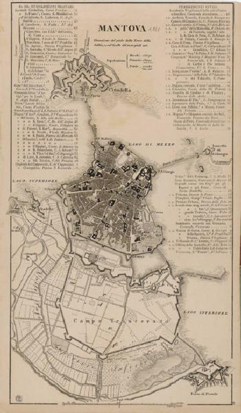 Mantova. Pianta topografica