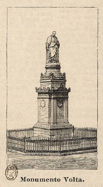 Como. Monumento ad Alessandro Volta