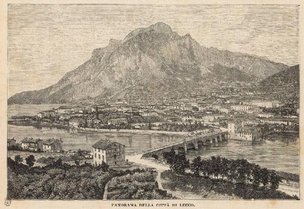 Lecco. Veduta prospettica