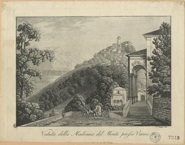 Varese. Veduta del Sacro Monte