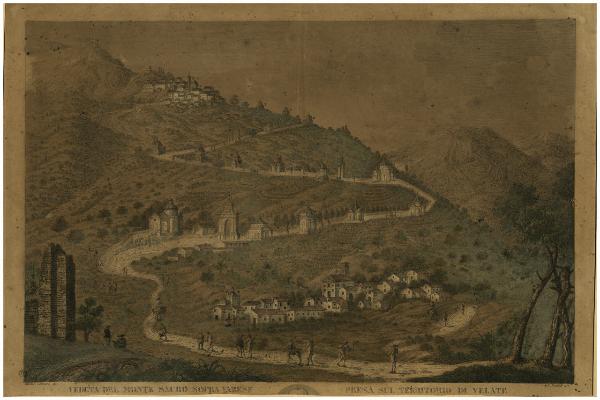 Varese. Veduta del Sacro Monte