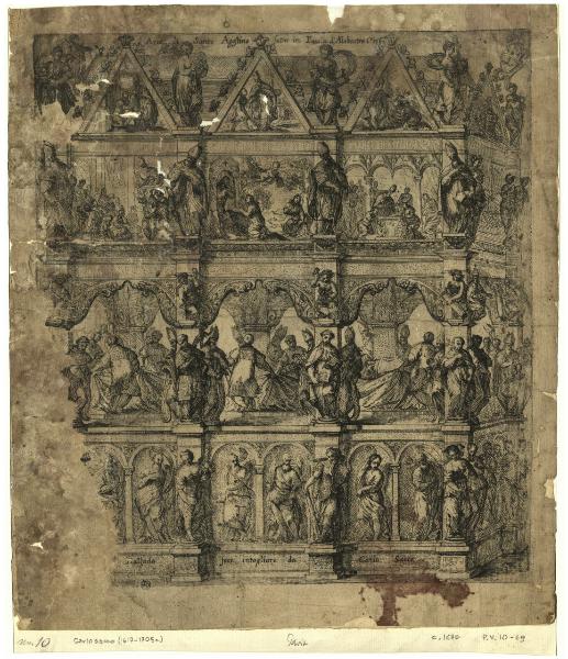 Arca di Santo Agostino fatta in Pavia d'Alabastro c.a 1362