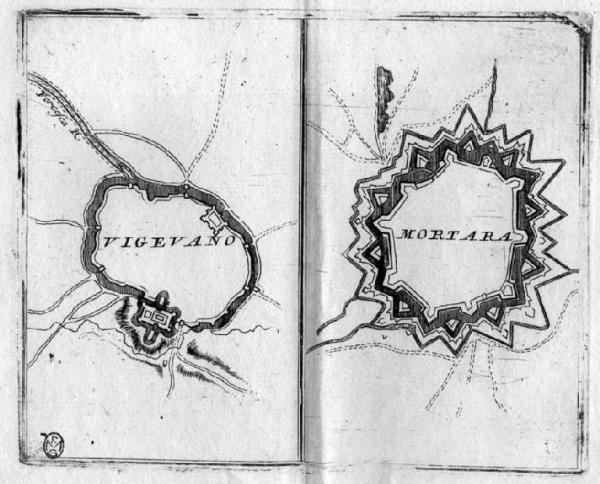 Mortara. Pianta topografica