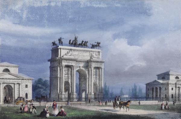 Milano. Arco della Pace