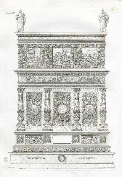 Brescia. Monumento funebre a Marcantonio Martinengo nella chiesa dei Riformati