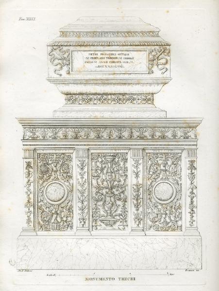 Cremona. Monumento funebre a Giovanni Battista Trecchi nella Chiesa di Sant'Agata