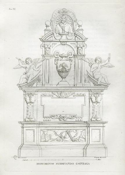 San Martino dall'Argine. Monumento funebre a Ferdinando Gonzaga nella Chiesa dei Santissimi Fabiano e Sebastiano