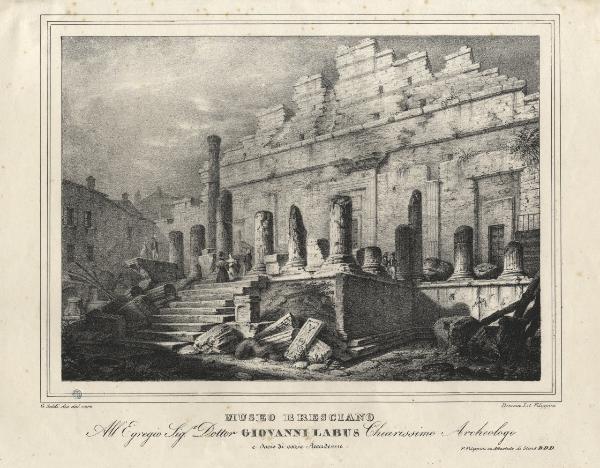 Brescia. Resti del Tempio di Vespasiano