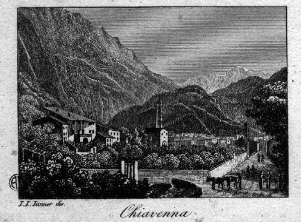 Chiavenna. Veduta prospettica