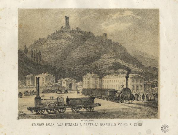 Camerlata. Stazione e Castello Baradello