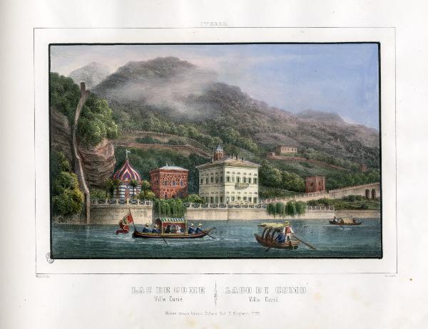 Moltrasio. Villa Erker-Hocevar ex Villa Curiè